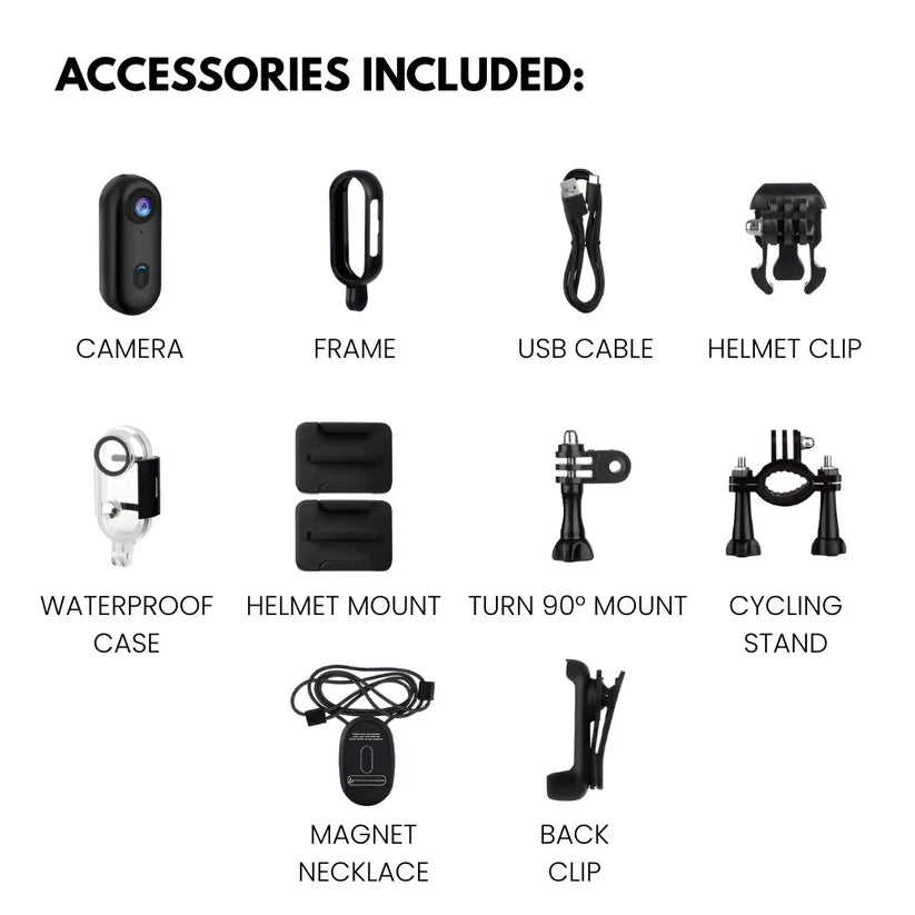 GoView™ Hands-Free Clip-On Camera