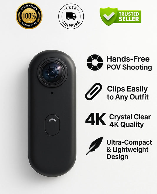 GoView™ Hands-Free Clip-On Camera